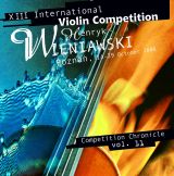 Foto 'XIII Mi�dzynarodowy Konkurs Skrzypcowy im. Henryka Wieniawskiego, vol. 11 (CD)'
