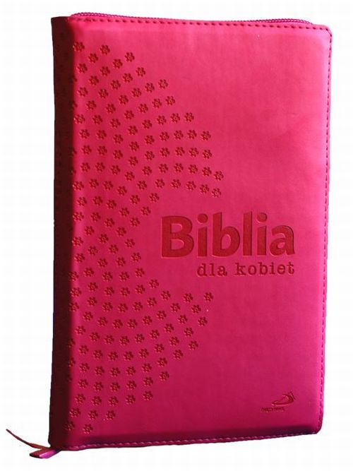 Biblia 'z rybką' opr. różowa (z suwakiem)