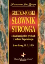 Grecko-polski słownik Stronga z lokalizacją słów greckich i kodami Popowskiego
