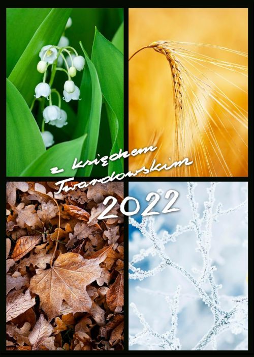 Kalendarz z księdzem Twardowskim 2022 - 4 pory roku