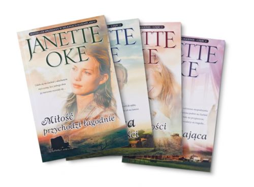 Janette Oke - Komplet powieści 'Miłość przychodzi łagodnie' (4 książki)