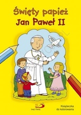 Święty papież Jan Paweł II. Kolorowanka