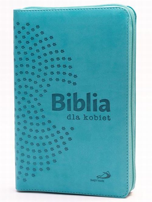 Biblia dla kobiet - z suwakiem, turkusowa