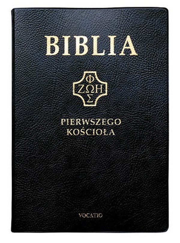 Biblia pierwszego Kościoła - czarna
