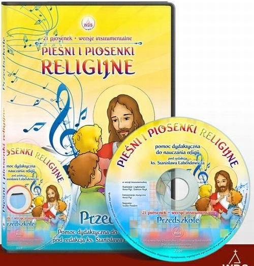 Pieśni i piosenki religijne dla przedszkolaków (CD) dla dzieci 3, 4, 5 letnich