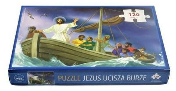 Jezus ucisza burzę - Puzzle 120 elementów